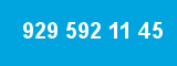 929 592 11 45 929 592 11 45